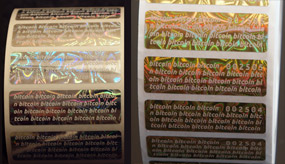 Silver and Gold Stickers