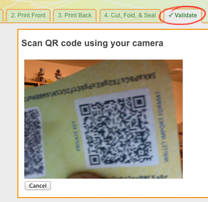 Validate QR Code